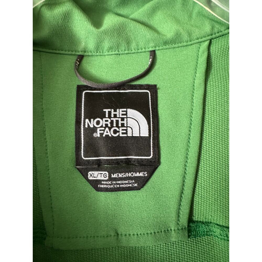 The North Face Men's 1/4 Zip Size XL Green Pockets Water Resistant Windbreaker - Picture 4 of 12